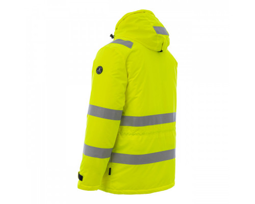 Зимняя сигнальная куртка-парка Brodeks KW 220, желтый