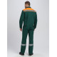 Костюм ИТР СОП IMP (тк.Саржа,250) брюки, т.зеленый/оранжевый