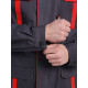 Костюм ИТР СОП UZ (тк.Саржа,250) брюки, т.серый/красный
