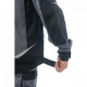 Куртка мужская летняя Brodeks KS 202 C, графит серый/черный (100% хлопок!)