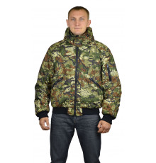 Куртка мужская с капюшоном Бомбер д/сезонная (тк.Мак-мембрана), мультикам