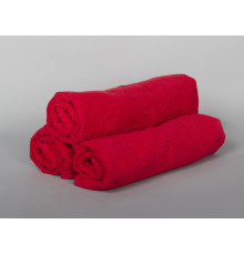Полотенце махровое (50х90), красный