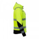 Сигнальная куртка-софтшелл Brodeks KS 227, желтый/черный