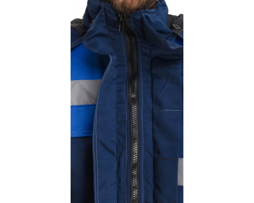 Куртка Чикаго утепленная (т.синий/василек)