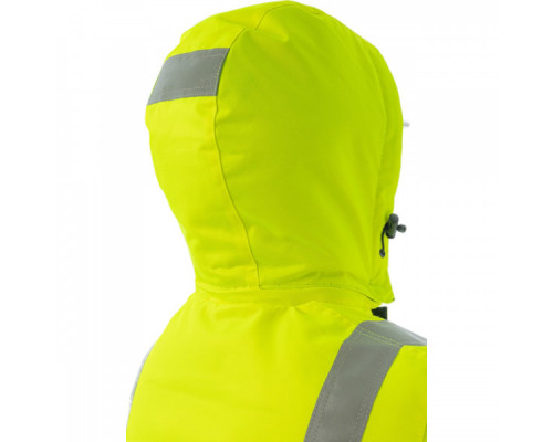 Зимняя сигнальная куртка-бомбер Brodeks KW 222, желтый/черный