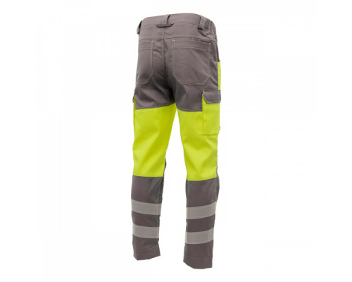 Мультизащитные брюки Brodeks MS38-61, желтый/серый