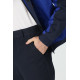Костюм Вираж-1 (тк.Смесовая,260) брюки, т.синий/васильковый