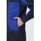 Костюм Вираж-1 (тк.Смесовая,260) брюки, т.синий/васильковый