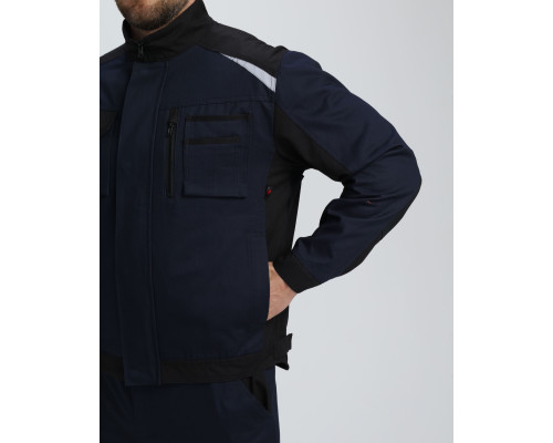 Куртка Милан CH (тк.Смесовая,260), т.синий/черный
