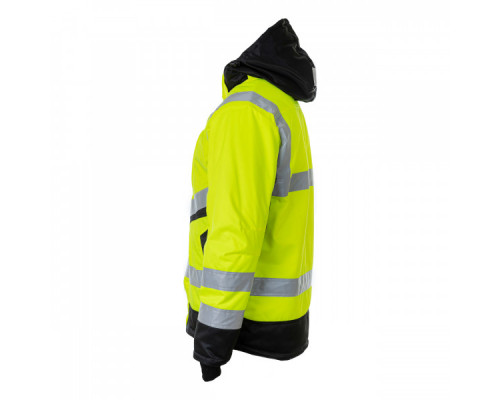 Зимняя сигнальная куртка Brodeks KW 216, желтый/черный